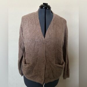 Cozy blanket cardigan